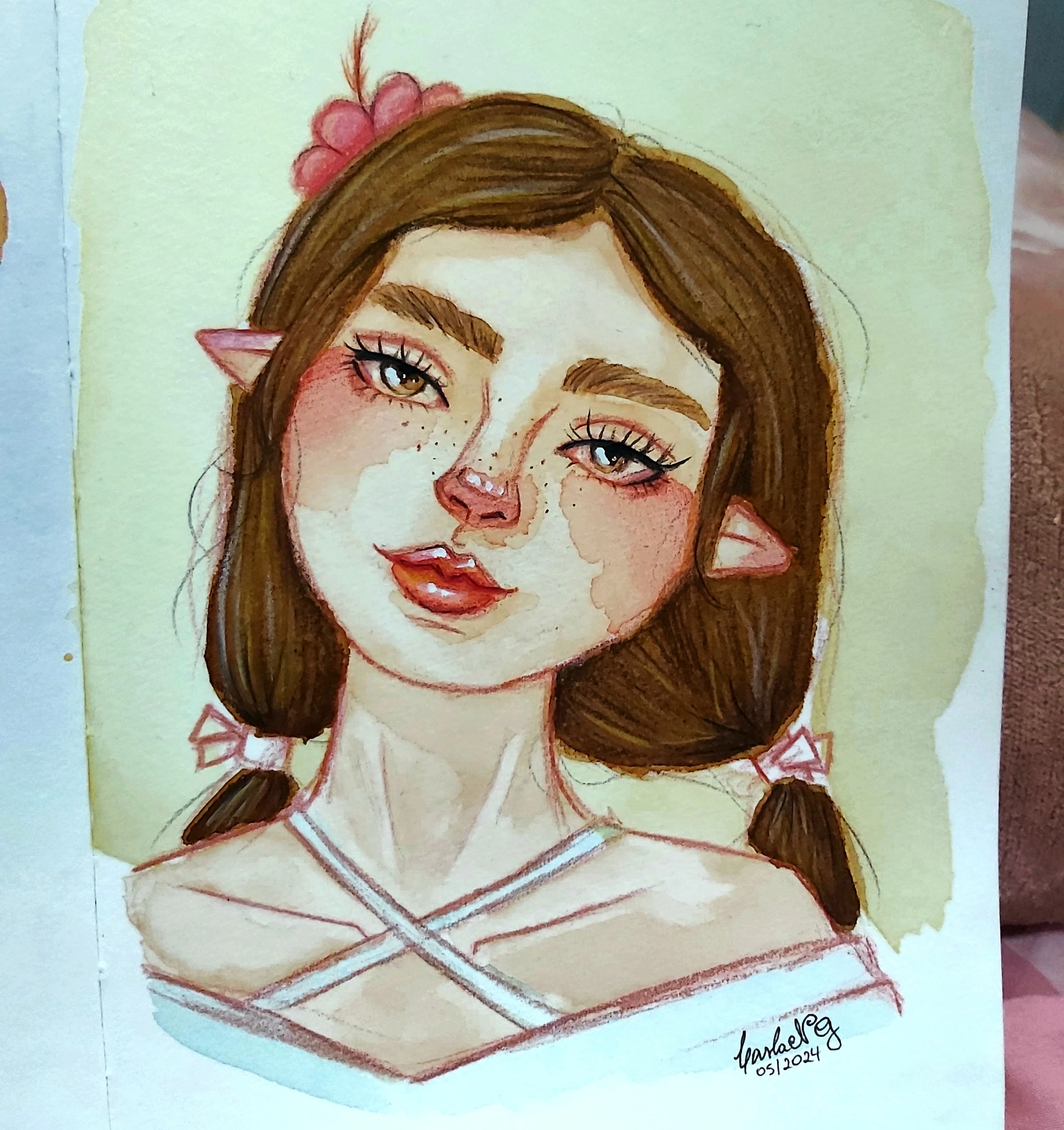 Dibujo de un elfo