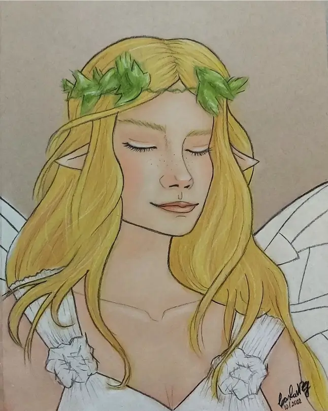 Dibujo de un hada