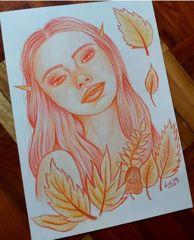 Dibujo de un hada