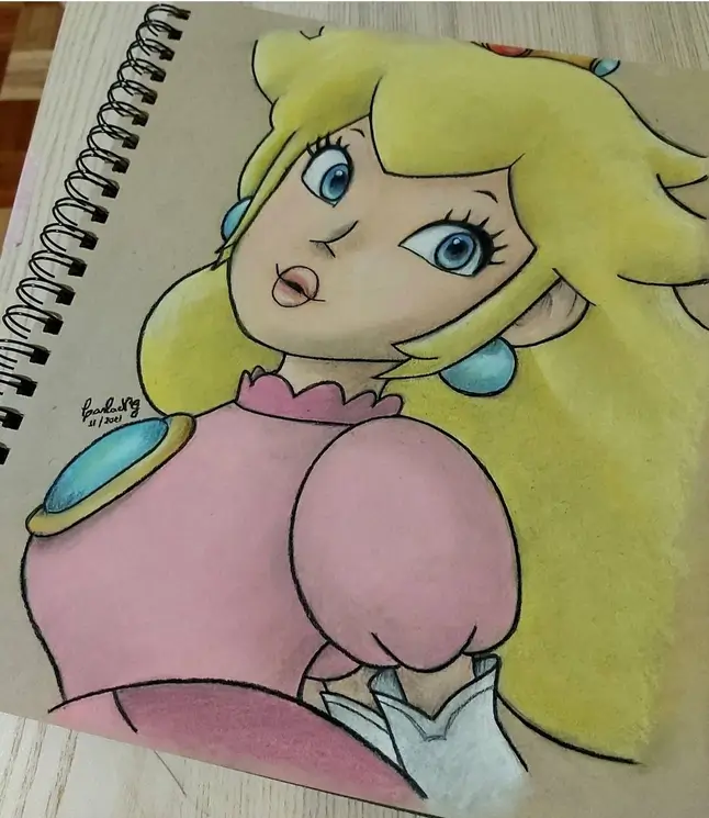 Dibujo de Peach